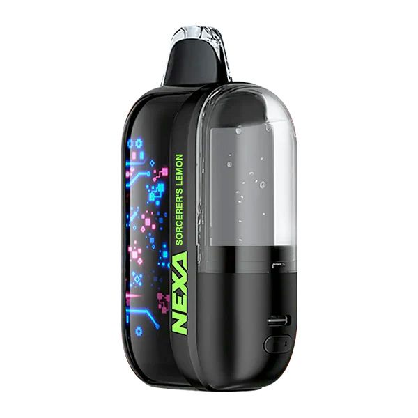 Nexa Ultra 50000 Sorcerer’s Lemon Disposable Vape (Invisacloud Edition) - Black Coral